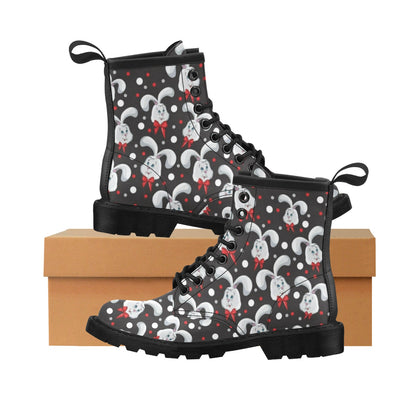 Rabbit Pattern Print Design RB012 Women's Boots