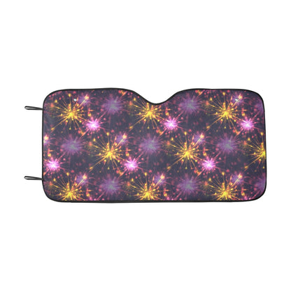 Firework Print Design LKS303 Car front Windshield Sun Shade