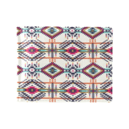 Indian Navajo Art Themed Design Print Men's ID Card Wallet