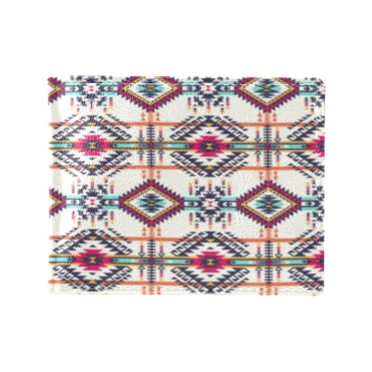 Indian Navajo Art Themed Design Print Men's ID Card Wallet