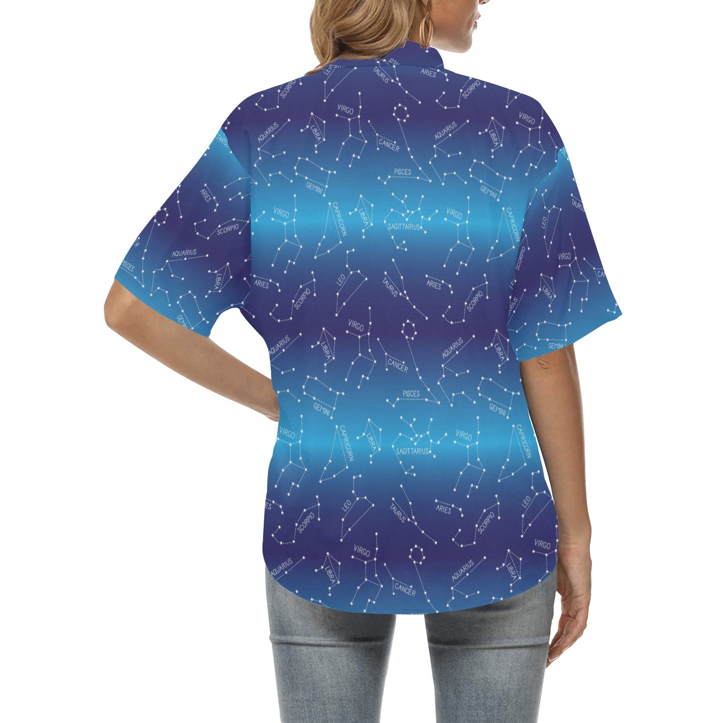 Virgo Print Design LKS302 Women's Hawaiian Shirt