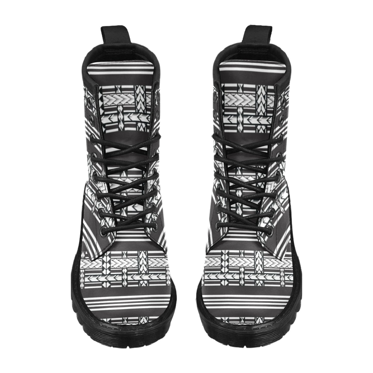Samoan Tattoo Print Design LKS304 Women's Boots