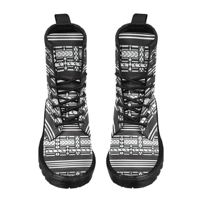 Samoan Tattoo Print Design LKS304 Women's Boots