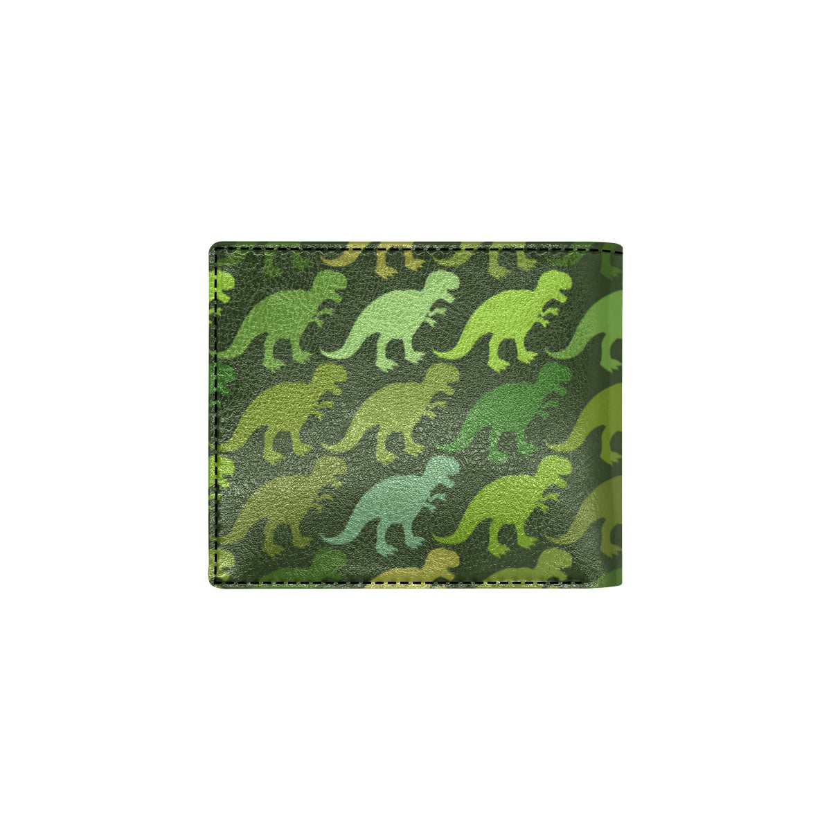 T Rex Pattern Print Design A03 Men's ID Card Wallet