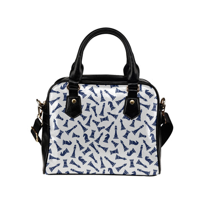 Chess Pattern Print Design 03 Shoulder Handbag
