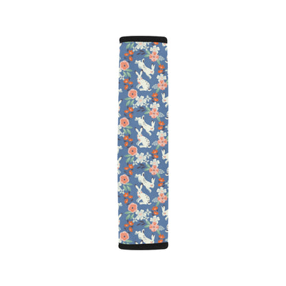 Bunny Pattern Print Design 07 Car Seat Belt Cover