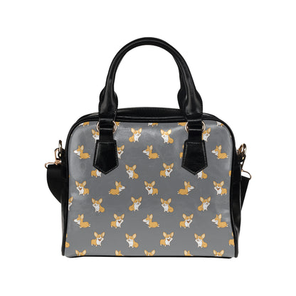 Pembroke Welsh Corgis Pattern Print Design A02 Shoulder Handbag