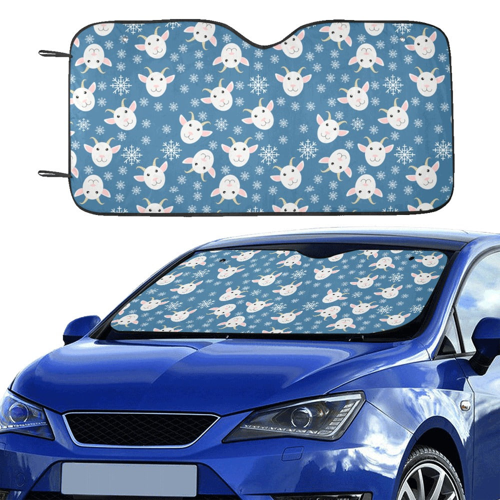 Goat Print Design LKS402 Car front Windshield Sun Shade