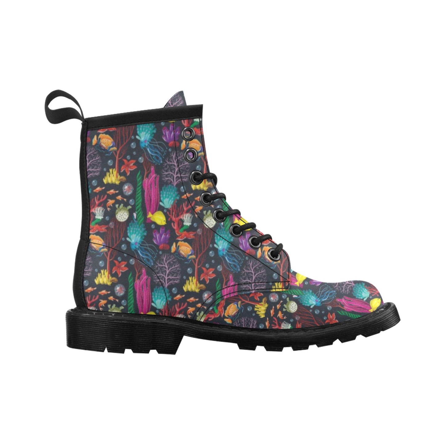 Underwater Cute Print Design LKS303 Women's Boots