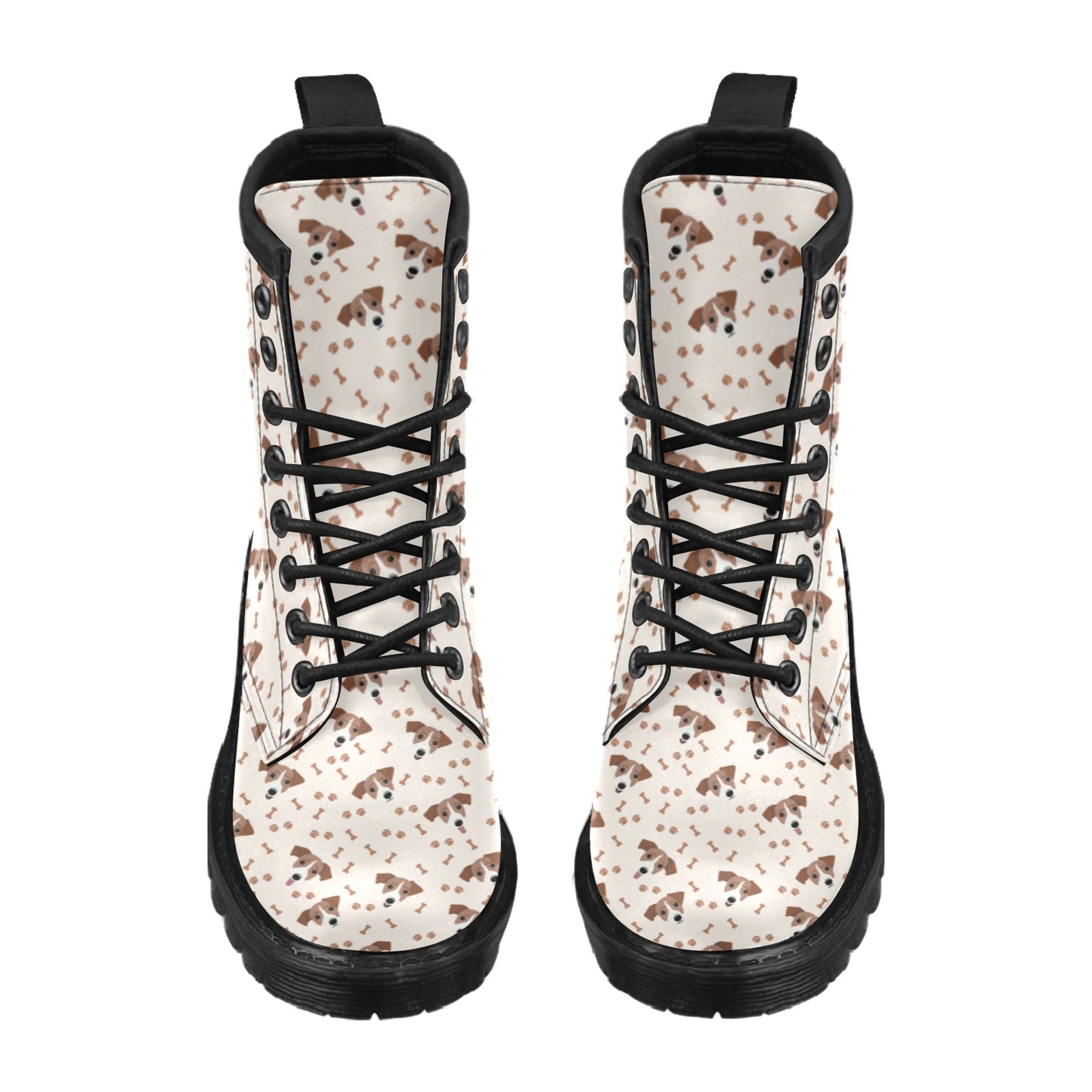 Russell Terriers Paw Print Design LKS303 Women's Boots