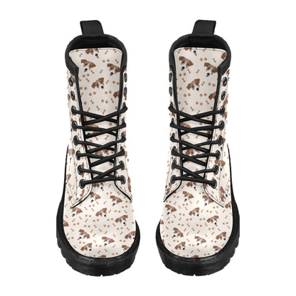 Russell Terriers Paw Print Design LKS303 Women's Boots