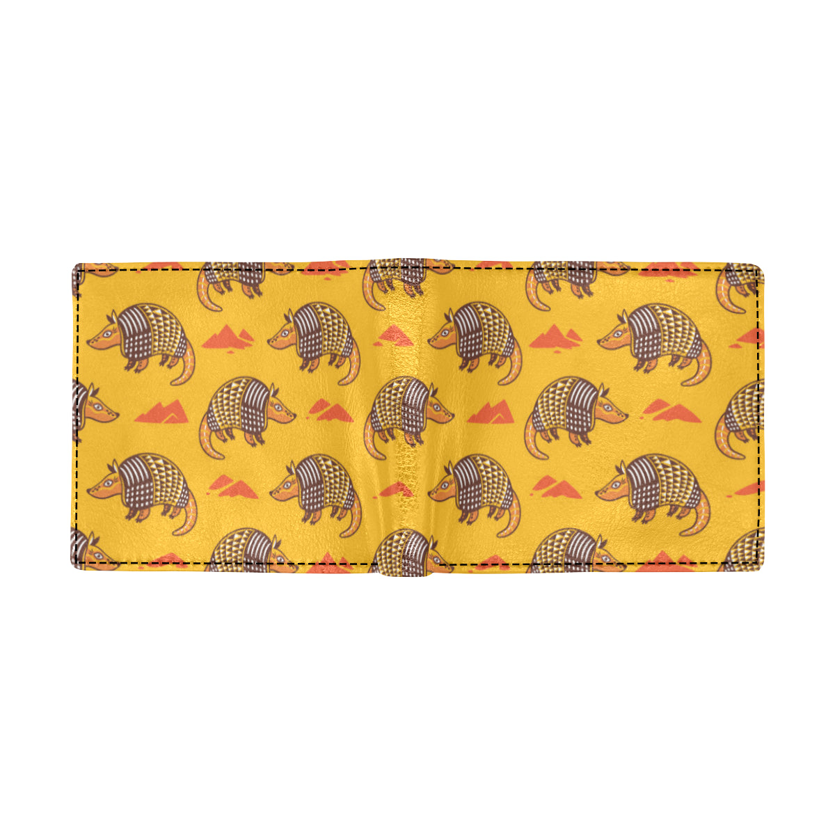 Armadillo Pattern Print Design 03 Men's ID Card Wallet