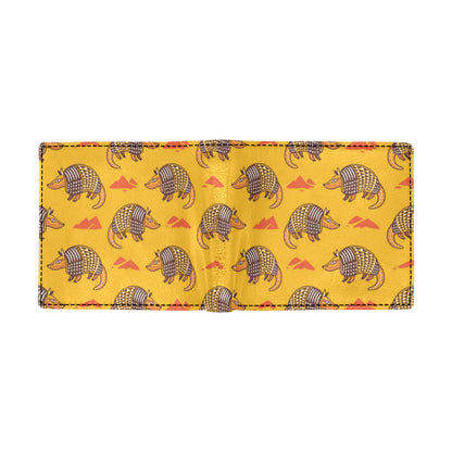 Armadillo Pattern Print Design 03 Men's ID Card Wallet