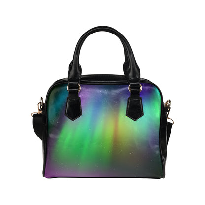 Aurora Borealis Pattern Print Design 03 Shoulder Handbag