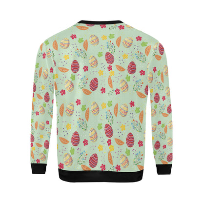 Easter Eggs Pattern Print Design RB07 Men Long Sleeve Sweatshirt