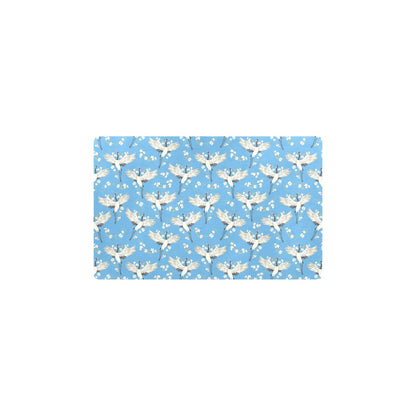 Crane Pattern Print Design 03 Kitchen Mat