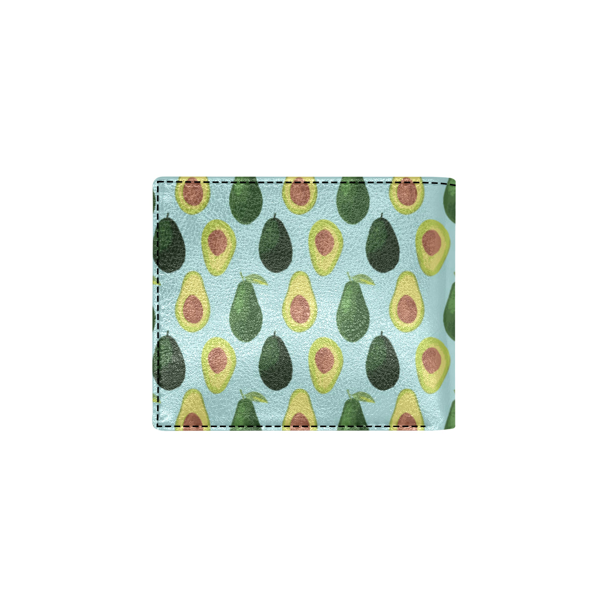 Avocado Pattern Print Design 04 Men's ID Card Wallet