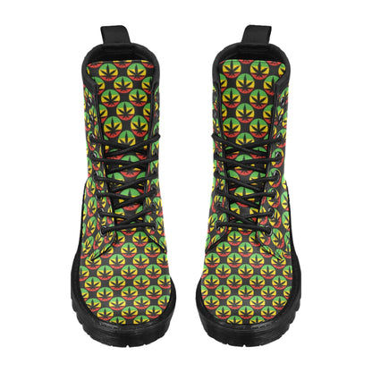 Rasta Reggae Color Design Women's Boots