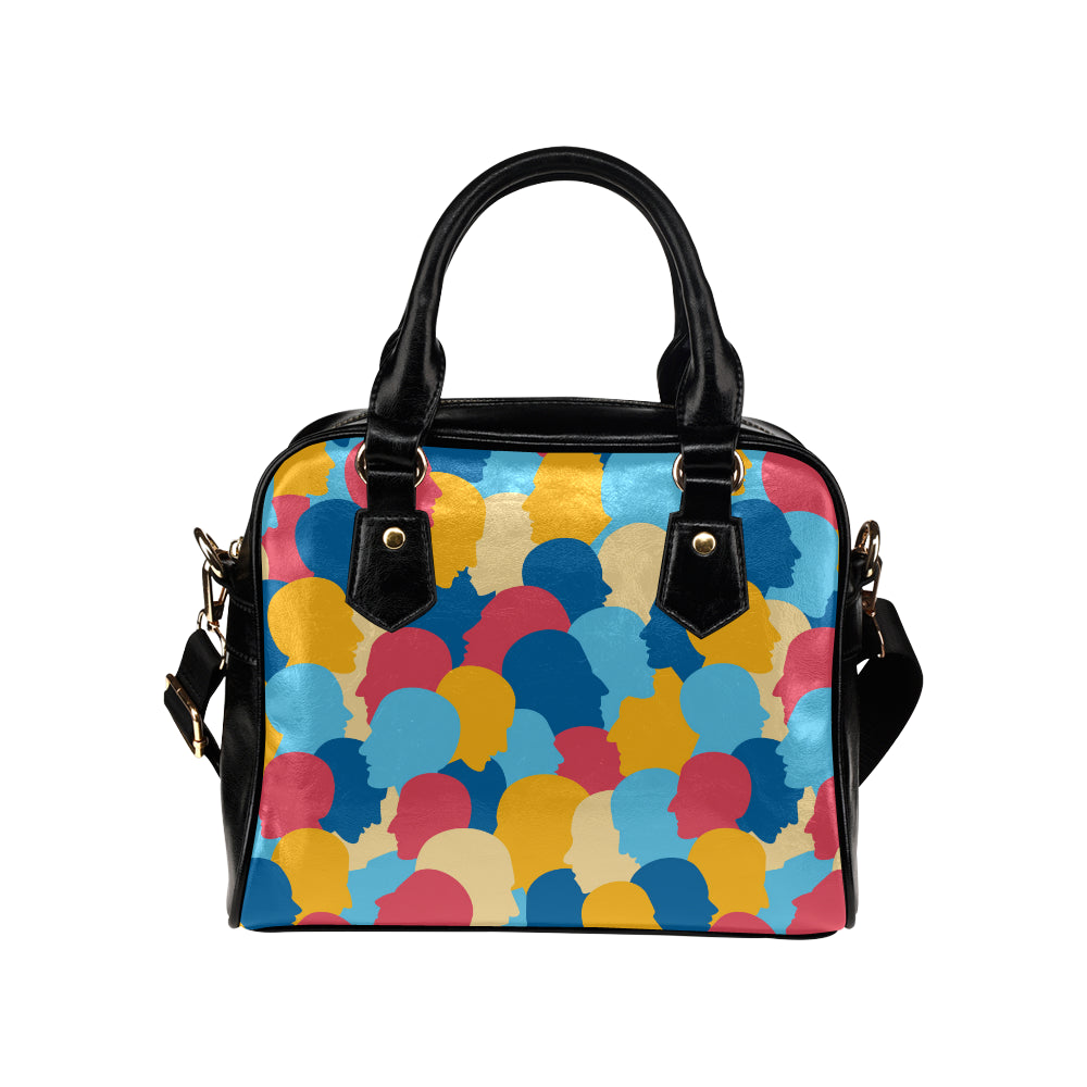 Psychology Pattern Print Design A02 Shoulder Handbag