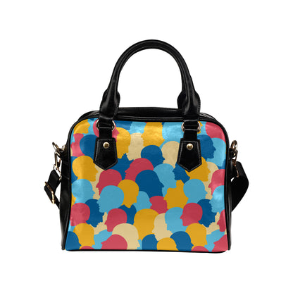 Psychology Pattern Print Design A02 Shoulder Handbag