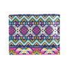 Aztec Pink Geometric Print Pattern Men's ID Card Wallet