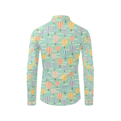 Ballon Pattern Print Design 01 Men's Long Sleeve Shirt