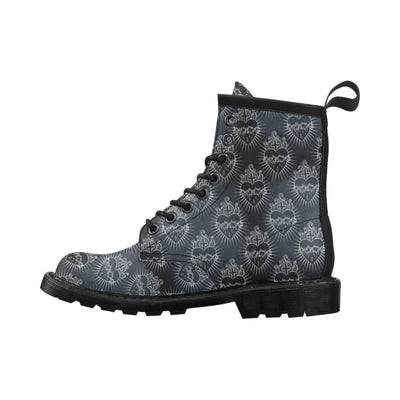 Christian Heart Tattoo Style Women's Boots