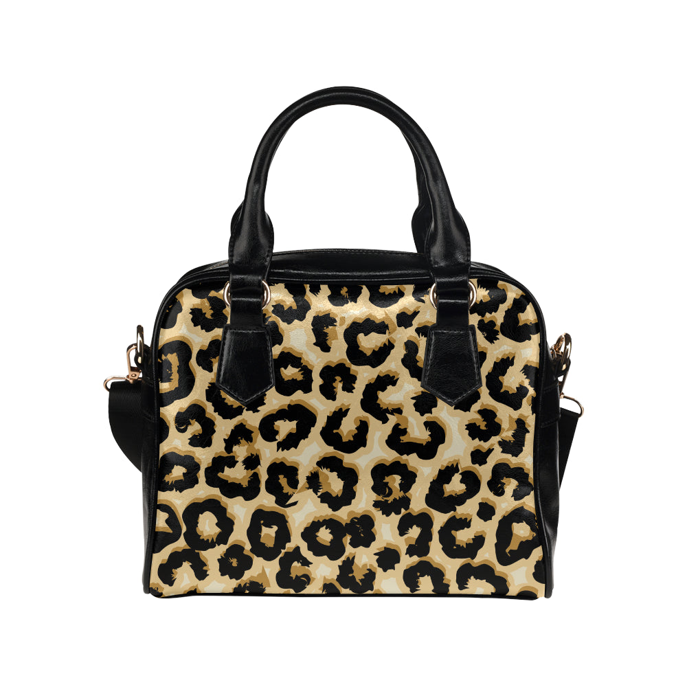 Jaguar Skin Pattern Print Design 02 Shoulder Handbag