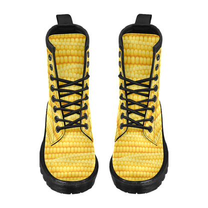 Agricultural Corn cob Pattern Women's Boots