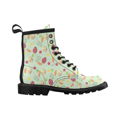 Easter Eggs Pattern Print Design RB07 Women's Boots