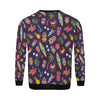 Hawaiian Themed Pattern Print Design H024 Men Long Sleeve Sweatshirt