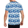 Wave Print Design LKS303 Men's All Over Print T-shirt