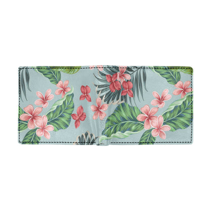 Plumeria Pattern Print Design PM027 Men's ID Card Wallet