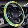 Pear Pattern Print Design PE04 Steering Wheel Cover with Elastic Edge