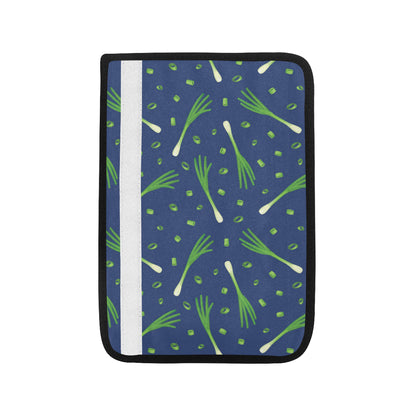 Leek Pattern Print Design 02 Car Seat Belt Cover