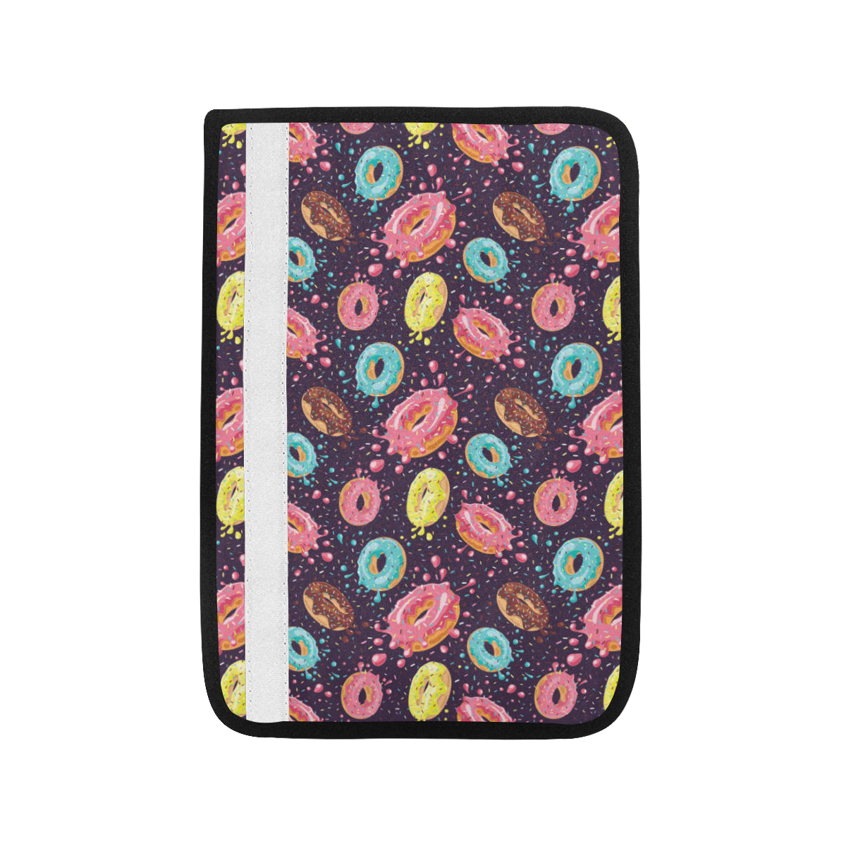 Donut Pattern Print Design DN03 Car Seat Belt Cover