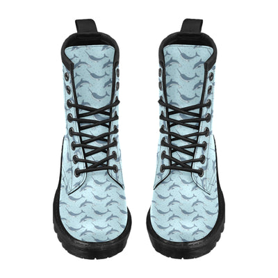 Narwhal Dolphin Print Women's Boots