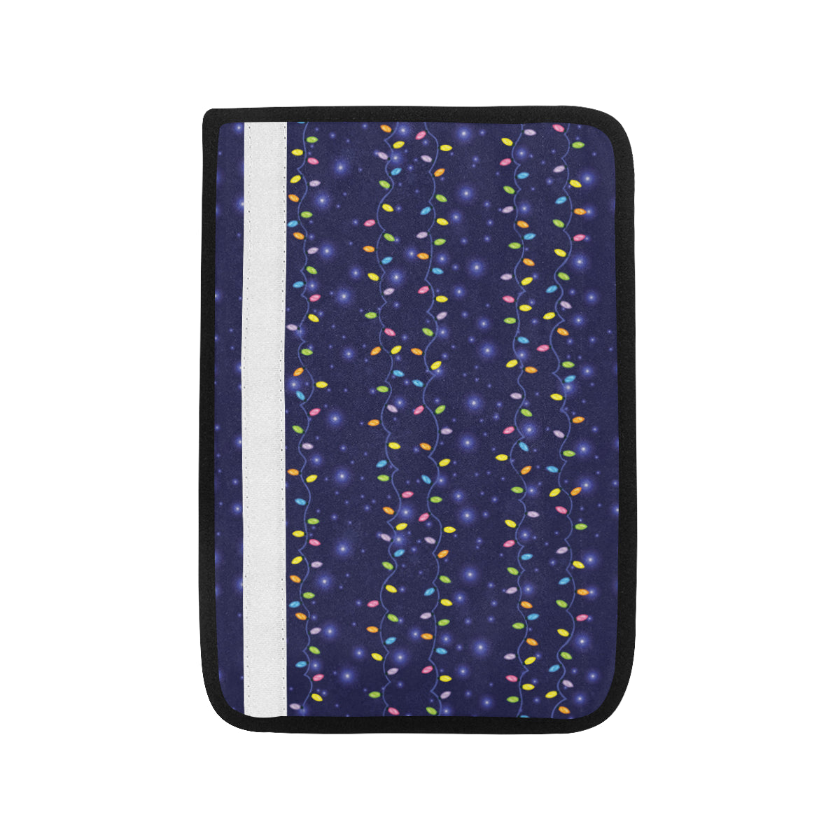 Christmas Light Pattern Print Design 03 Car Seat Belt Cover