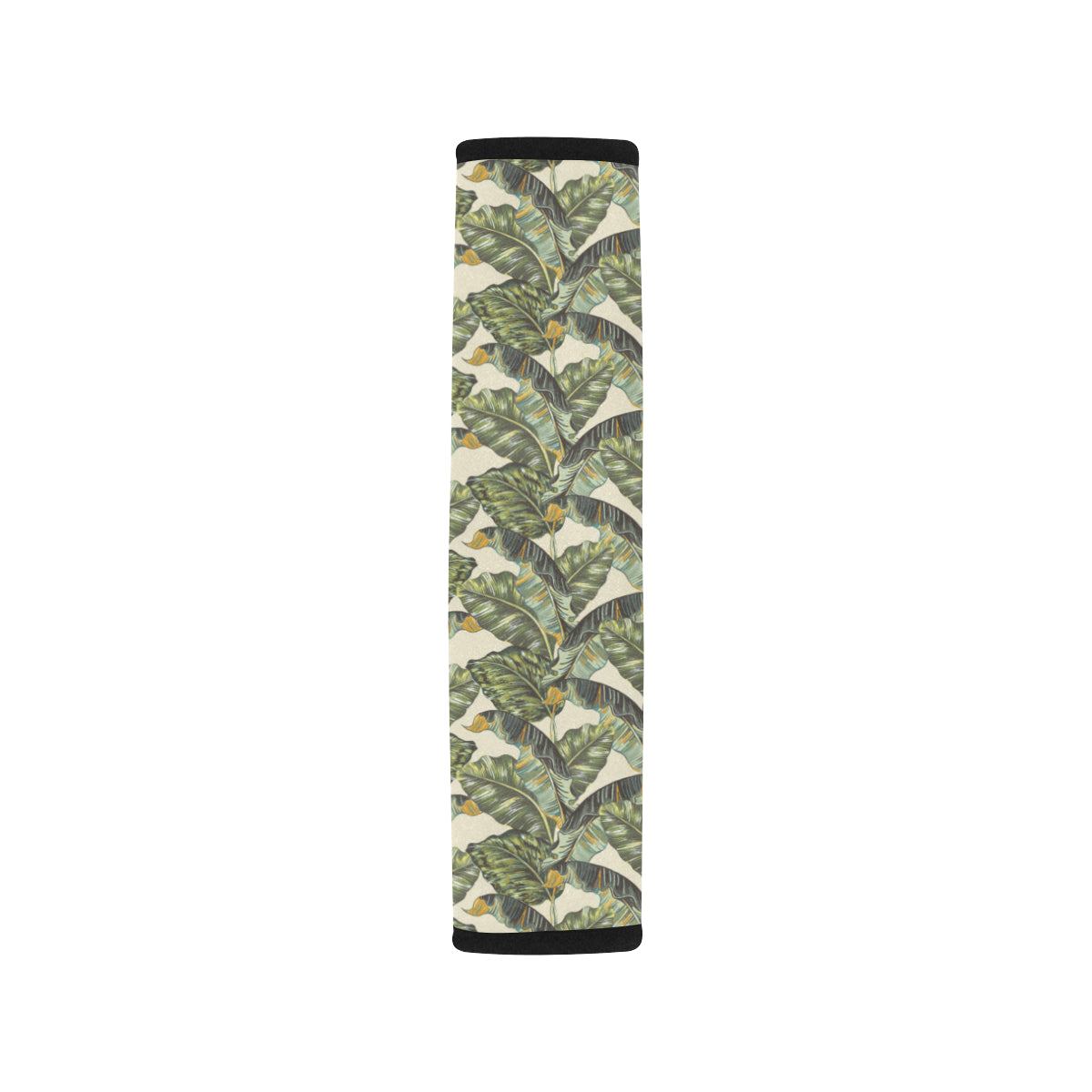 Banana Leaf Pattern Print Design 04 Car Seat Belt Cover