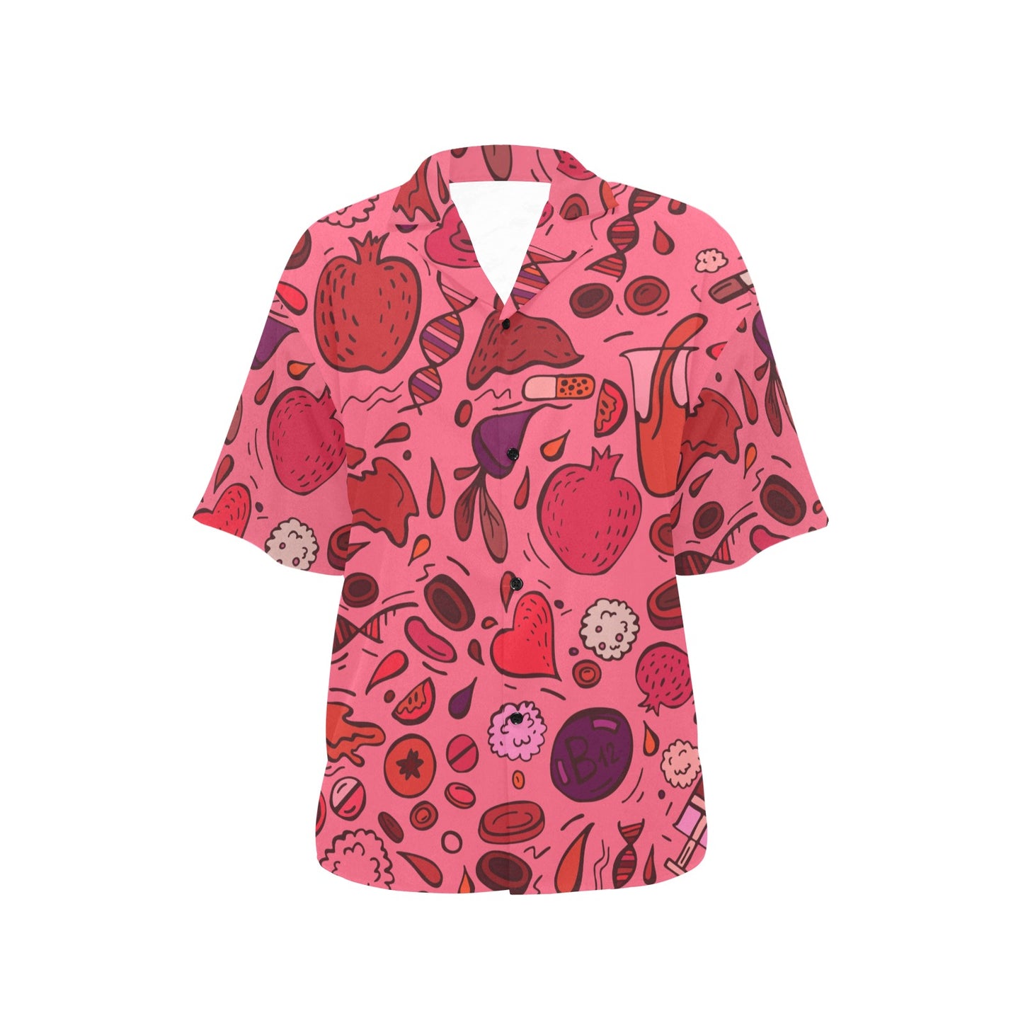 Phlebotomist Pattern Print Design A01 Women's Hawaiian Shirt