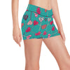 Lollipop Pattern Print Design LL01 Yoga Shorts