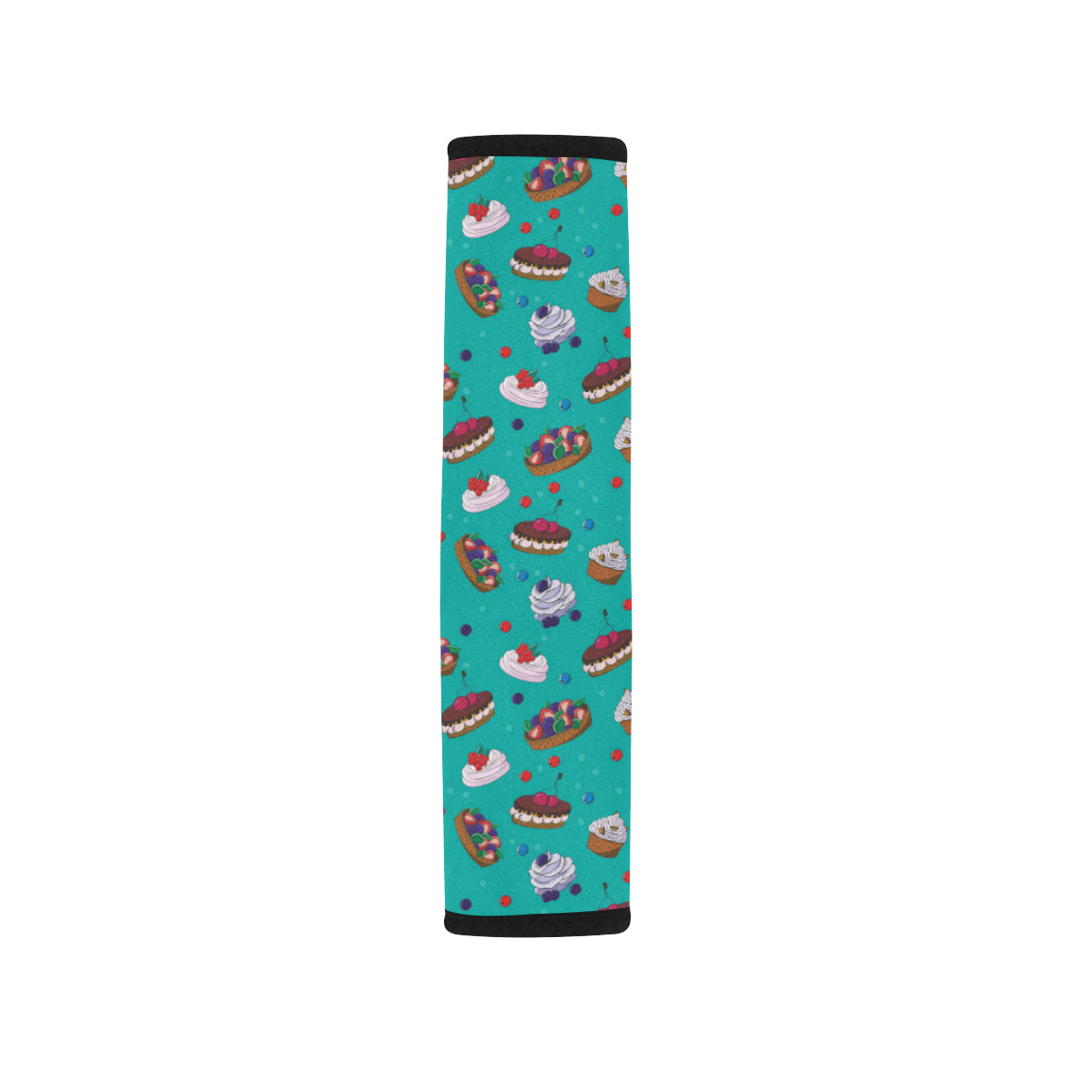 Cake Pattern Print Design 07 Car Seat Belt Cover