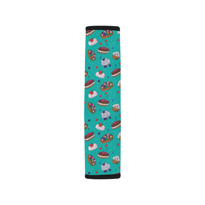 Cake Pattern Print Design 07 Car Seat Belt Cover