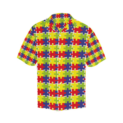 Autism Awareness Pattern Print Design 03 Men's Hawaiian Shirt