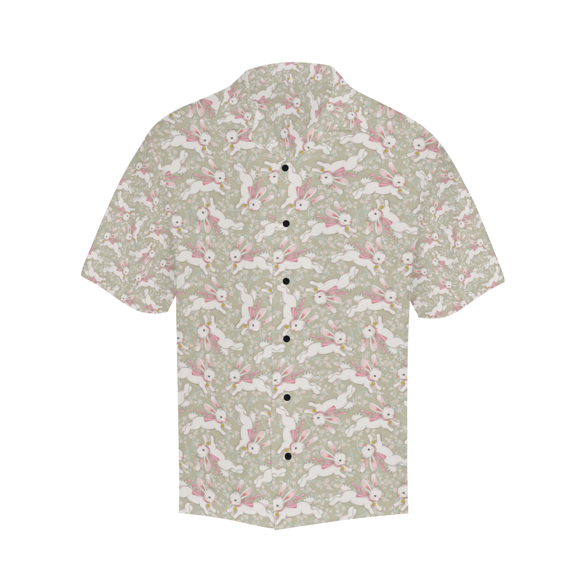 Bunny Pattern Print Design 06 Men's Hawaiian Shirt