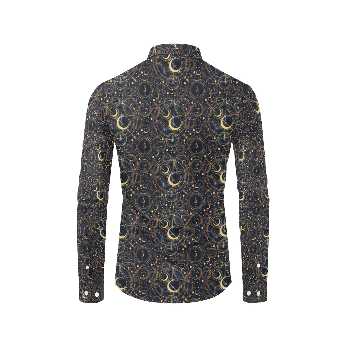 Celestial Pattern Print Design 04 Men's Long Sleeve Shirt