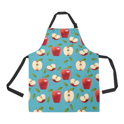Apple Pattern Print Design AP012 Apron with Pocket