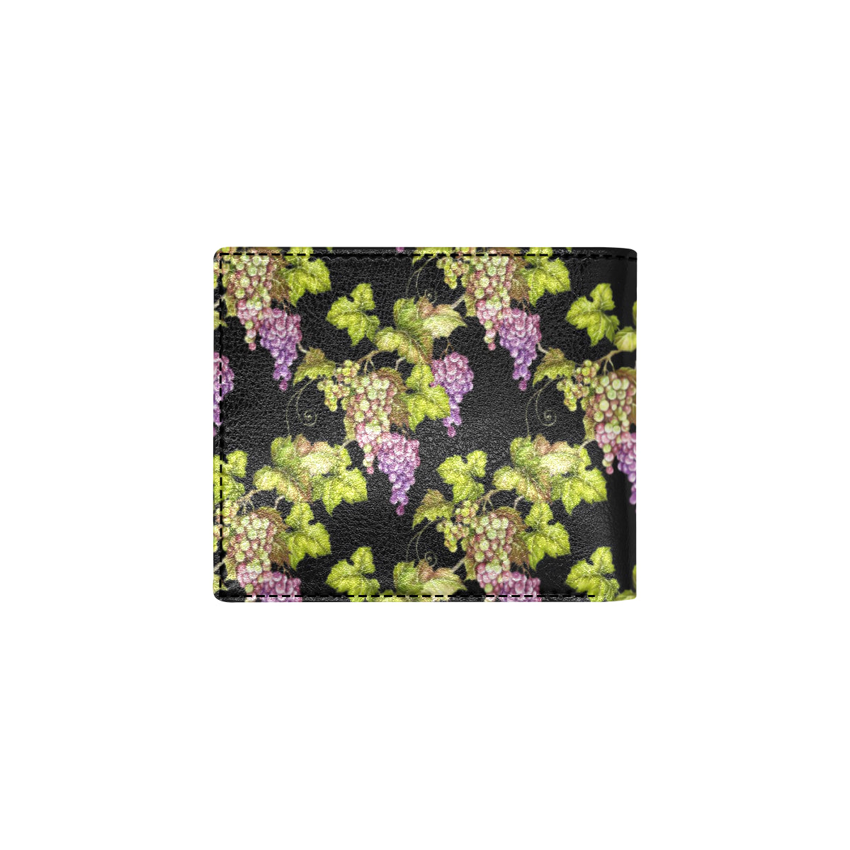Grape Pattern Print Design GP04 Men's ID Card Wallet