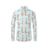 SeaHorse Pattern Print Design 01 Men's Long Sleeve Shirt