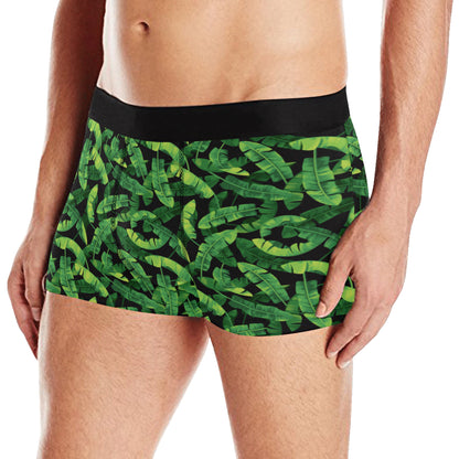 Banana Leaf Pattern Print Design 02 Men's Boxer Briefs